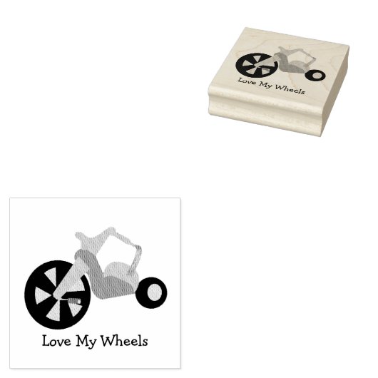 Big Wheel Big Time Gummistempel (Stempel)