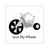 Big Wheel Big Time Gummistempel (Prägung)