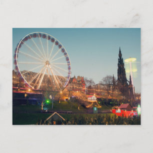 Big Wheel in Edinburgh Postkarte