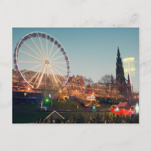 Big Wheel in Edinburgh Postkarte (Vorderseite)
