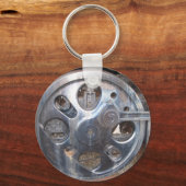 Big Wheels Keep on Turnin' Railroad Engine Schlüsselanhänger (Vorderseite)