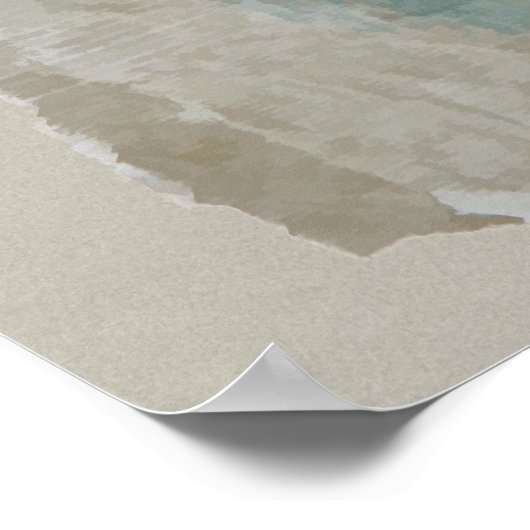 Big White Amish Barn Poster (Ecke)