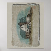 Big White Amish Barn Poster (Vorne)