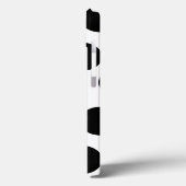 Big White and Black Polka Dots Case-Mate iPhone Hülle (Rückseite / Links)