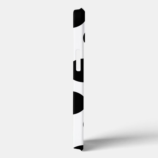 Big White and Black Polka Dots Case-Mate iPhone Hülle (Rückseite / Rechts)