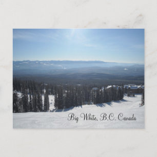 Big White, B.C. Kanada Postkarte