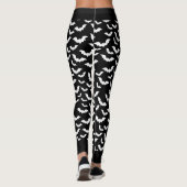Big White Bats Pants Leggings (Rückseite)