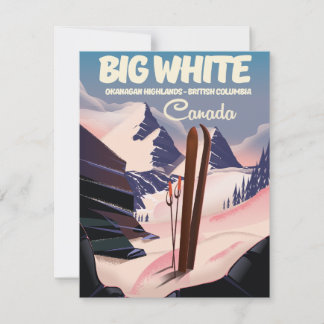 Big White British Columbia Kanada Ski.