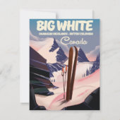 Big White British Columbia Kanada Ski. (Rückseite)