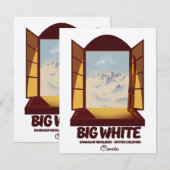 Big White British Columbia Kanada Skipposter (Vorne/Hinten)