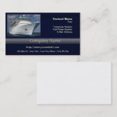 Big White Cruise Schiff Visitenkarte (Vorne/Hinten)