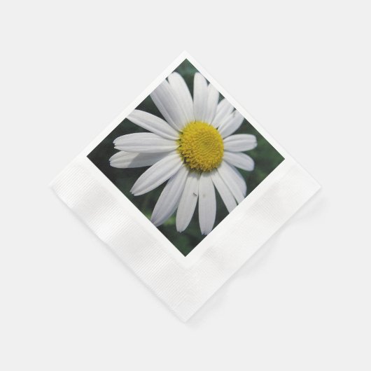 Big White Daisy Serviette (Ecke)