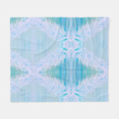 Big White Feather Fleecedecke (Vorderseite (Horizontal))