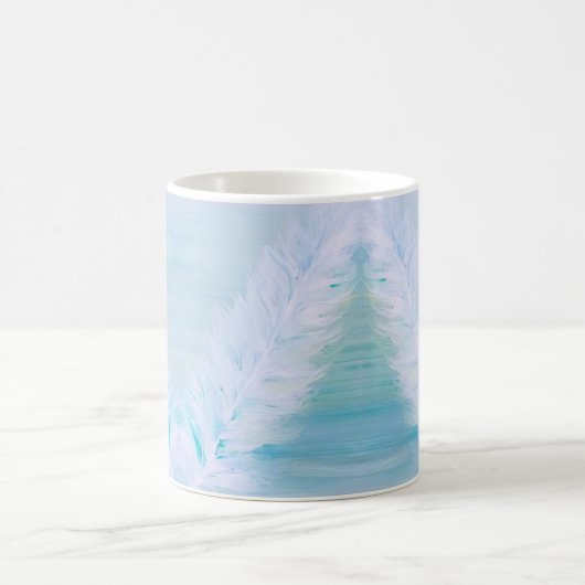 Big White Feather Kaffeetasse (Mittel)