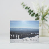 Big White, Kanada Postkarte (Stehend Vorderseite)