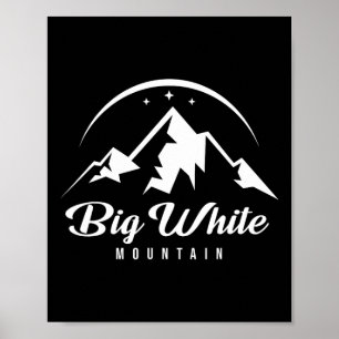 Big White Mountain Canada Ski Resort Skifahren Sno Poster