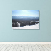 Big White Mountain Leinwanddruck (Insitu (Holzboden))