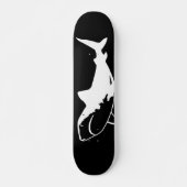 Big White Shark Skateboard (Vorne)