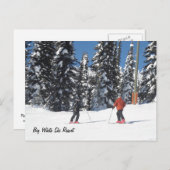 Big White Ski Resort Postkarte (Vorne/Hinten)