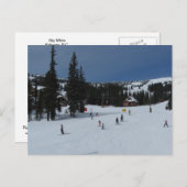 Big White Ski Szene Postkarte (Vorne/Hinten)