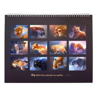 Big Wild Cats - Kalender 2019