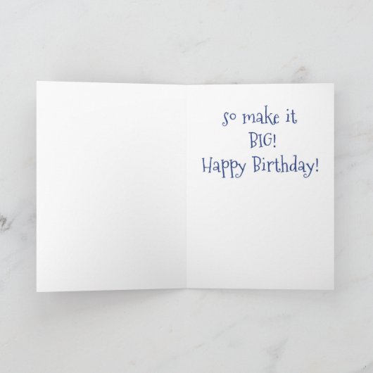 Big Wish Karte (Innenseite)