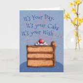 Big Wish Karte (Gelbe Blume)