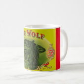 Big Wolf Zigarrenlabel Kaffeetasse (VorderseiteRechts)