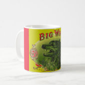 Big Wolf Zigarrenlabel Kaffeetasse (Vorderseite Links)