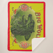 Big Wolf Zigarrenlabel Sherpadecke (Vorderseite)