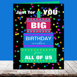 Big Work Birthday Card von Group Karte
