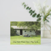 Big Yard - Änderung der Adresskarte Ankündigungspostkarte (Stehend Vorderseite)