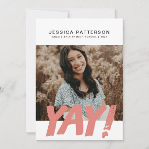 Big YAY Graduate Ankündigung