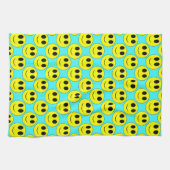 Big Yellow Allover Aqua-Kitchen Handtuch (Horizontal)