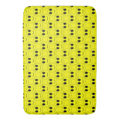 Big Yellow Allover Large Bath Mat Badematte (Vorderseite Vertikal)