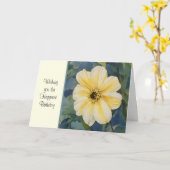 Big Yellow Bloom - Geburtstagskarte Karte (Gelbe Blume)