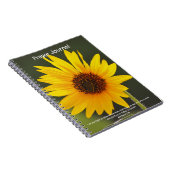 Big Yellow Blume Sonnenblume Bibel Verse Gebet Notizblock (Rechte Seite)