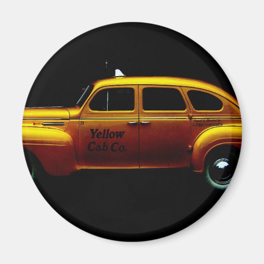 Big Yellow Cab Magnet (Vorne)