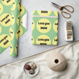 Big Yellow Dot Wrapping Paper Geschenkpapier