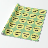 Big Yellow Dot Wrapping Paper Geschenkpapier (Ungerollt)