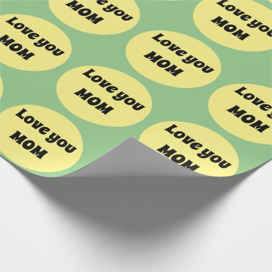 Big Yellow Dot Wrapping Paper Geschenkpapier (Ecke)