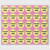 Big Yellow Dot Wrapping Paper Geschenkpapier (Flach)