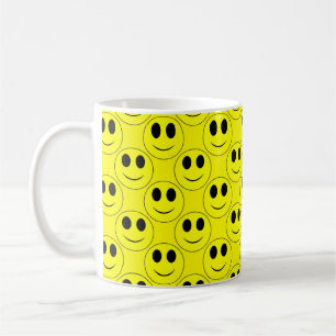 Big Yellow Face Allover Coffee Tasse