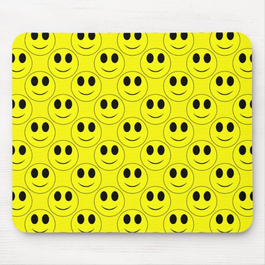 Big Yellow Happy Allover Mousepad (Vorne)