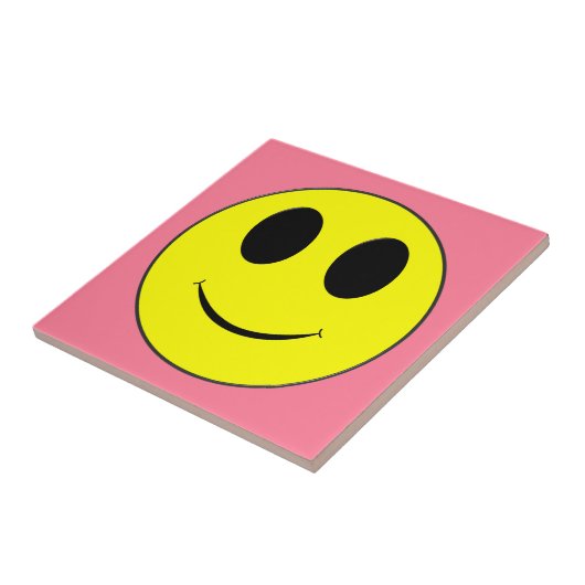 Big Yellow Happy Face Fliese (Seite)