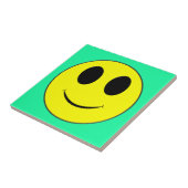 Big Yellow Happy Face Fliese (Seite)