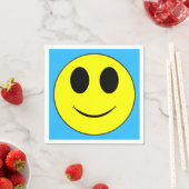Big Yellow Happy Face Serviette (Beispiel)