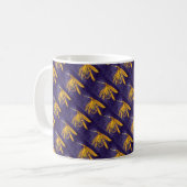 "Big Yellow May" geteerte Nassforelle Fly Fly Tass Kaffeetasse (Vorderseite Links)