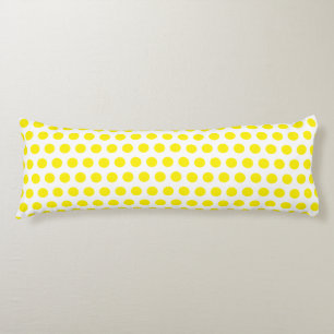Big Yellow Polka Dots White Custom Colors Cool Seitenschläferkissen