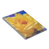 Big Yellow Rose Blume Journal Notizblock (Rechte Seite)